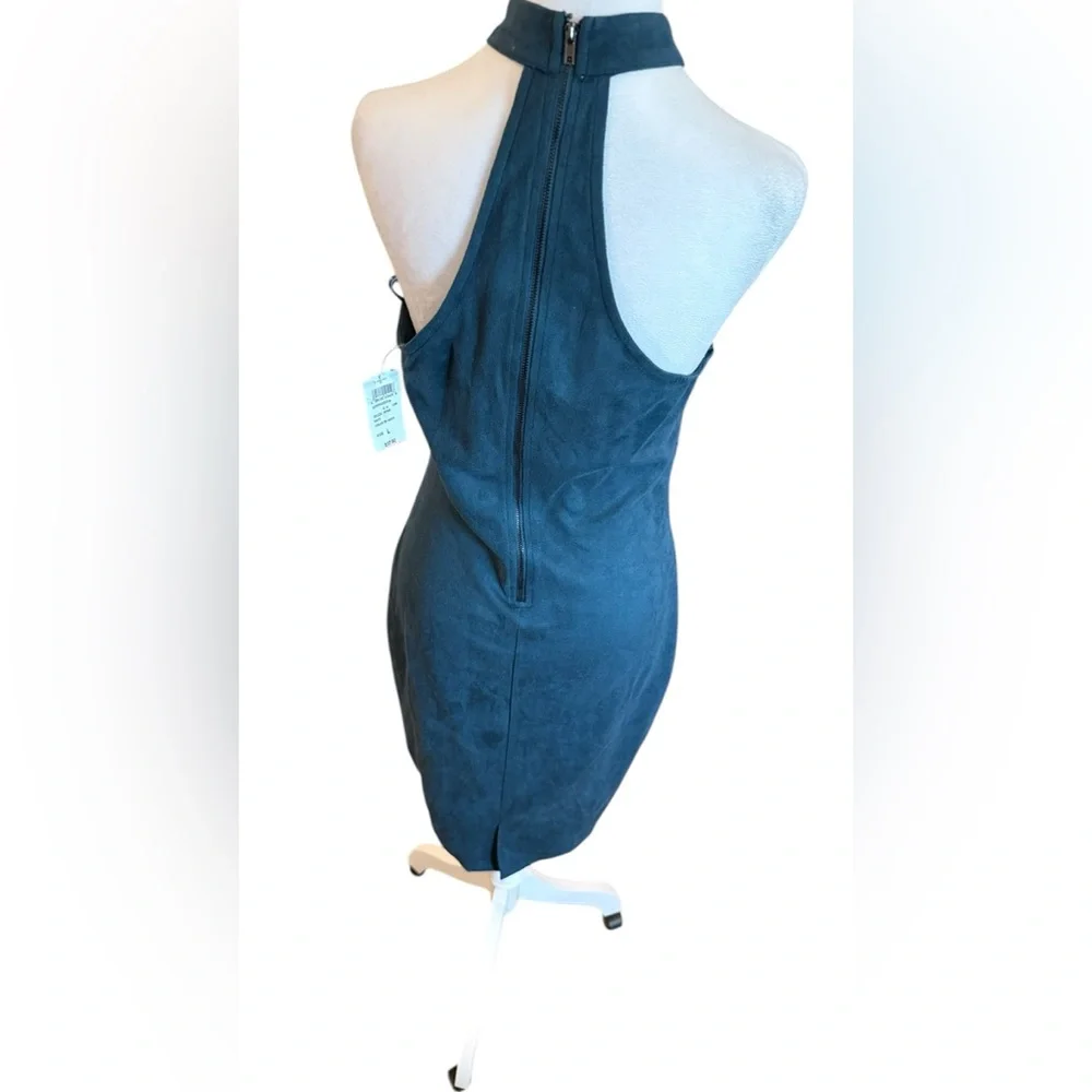 Windsor Micro-Fiber Navy Dress - Picture 5 of 5